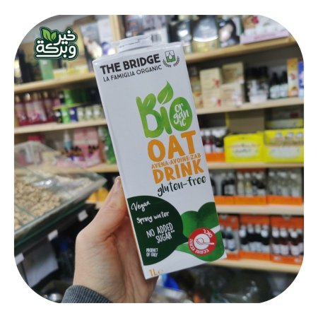 حليب الشوفان بدون سكر بدون جلوتين 1 لتر