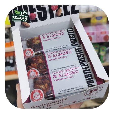 شوفان بار باللوز والتوت بدون سكر بدون جلوتين 35 جرام