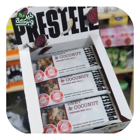 شوفان بار بالشمندر وجوز الهند بدون سكر بدون جلوتين 35 جرام