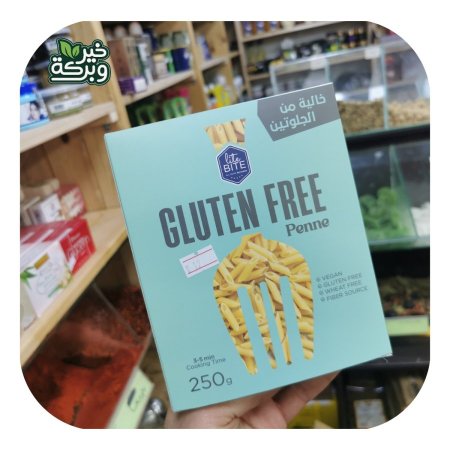 مكرونة أسطوانية منlite bite الخالية من الجلوتين