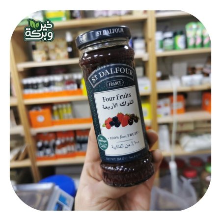 مربى الفواكة الاربعة الطبيعي الخالي من السكر المضاف (284 جرام) 1 / 1