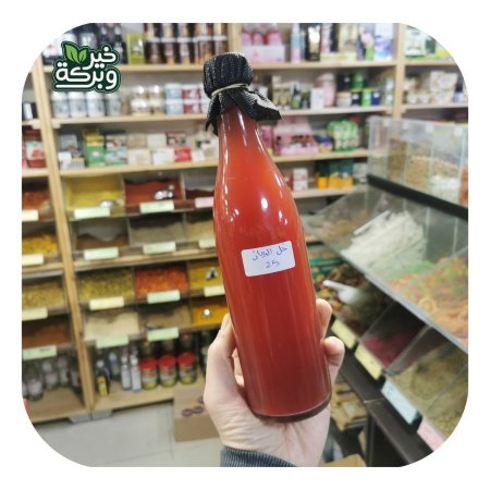 خل الرمان الطبيعي 100٪ والغير مصفى 550 مل