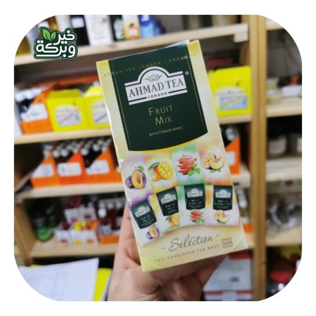 شاي فواكة مشكلة Ahmad Tea (عدد 24 اصبع)