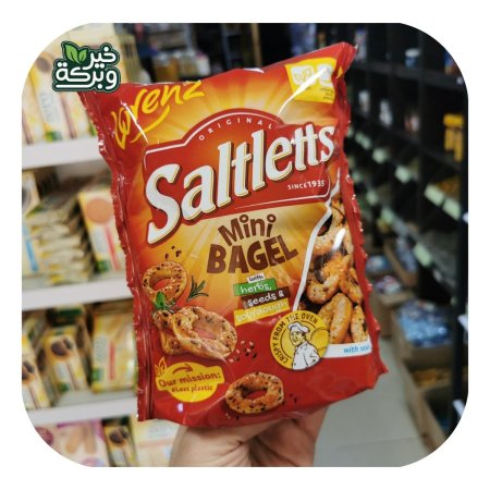 Lorenz مقرمشات مخبوزة ميني بالاعشاب والبذور