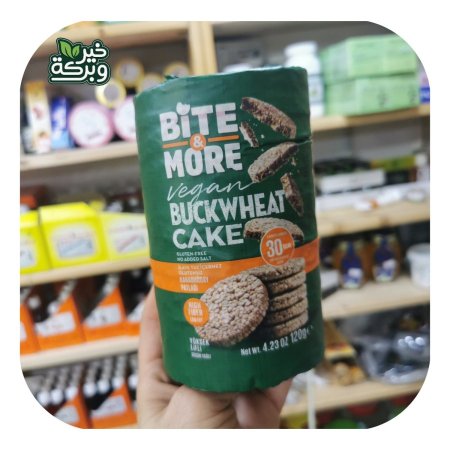 Bite&More كعكة القمح الاسمر خالي من الجلوتين 120 جرام