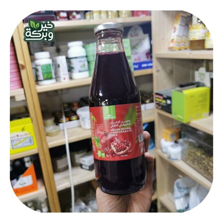 عصير الرمان الطبيعي النقي بدون سكر 750 مل