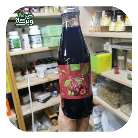 عصير الكرز الطبيعي النقي بدون سكر 750 مل