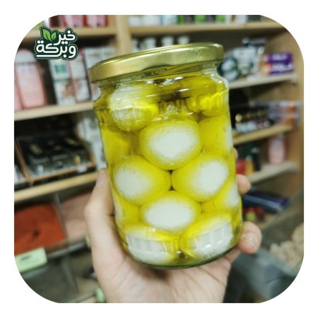 لبنة سادة بزيت الزيتون البلدي الصافي 750 جرام