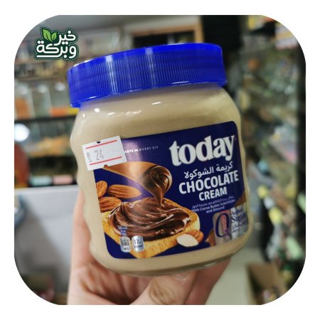 Today كريمة الشوكولاتة واللوز بدون سكر 350 جرام