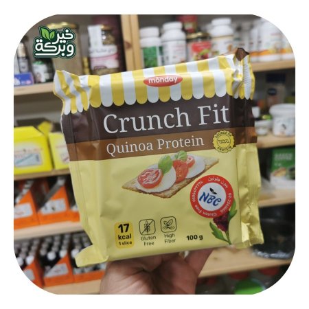 Crunch Fit خبز مقرمش بروتين الكينوا بدون جلوتين 100 جرام