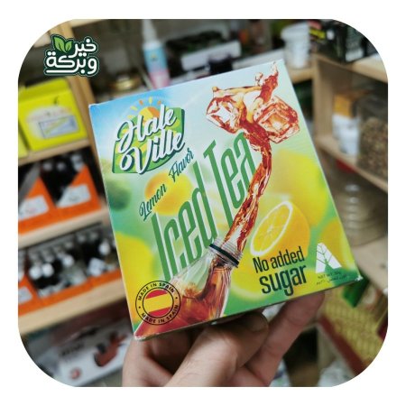 شاي مثلج iced tea بنكهة الليمون بدون سكر مضاف (علبة 12 اصبع)
