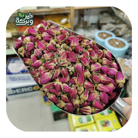 ورد جوري مجفف كبير (يساعد على الاسترخاء وتحسين المزاج وتهدئة اضطرابات الهضم وغني بمضادات الاكسدة)