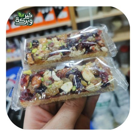 Marble سمسمية مكسرات مع زبيب بدون سكر مضاف
