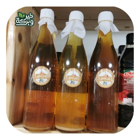 خل التفاح الطبيعي 100٪ والغير مصفى 550 مل