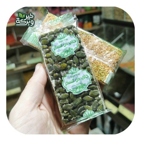 سمسمية بذور القرع بدون سكر مضاف