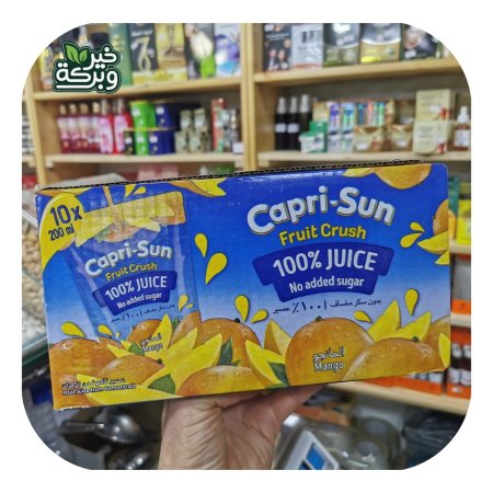 كابري سن عصير مانجا طبيعي بدون سكر مضاف (عدد 10)