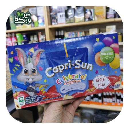 كابري سن عصير تفاح طبيعي بدون سكر مضاف (عدد 10)