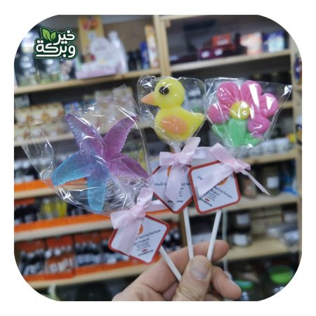 مصاص كينج دوم ثلاثي الابعاد بدون سكر بصناعة يدوية 20غم (عدد 3)